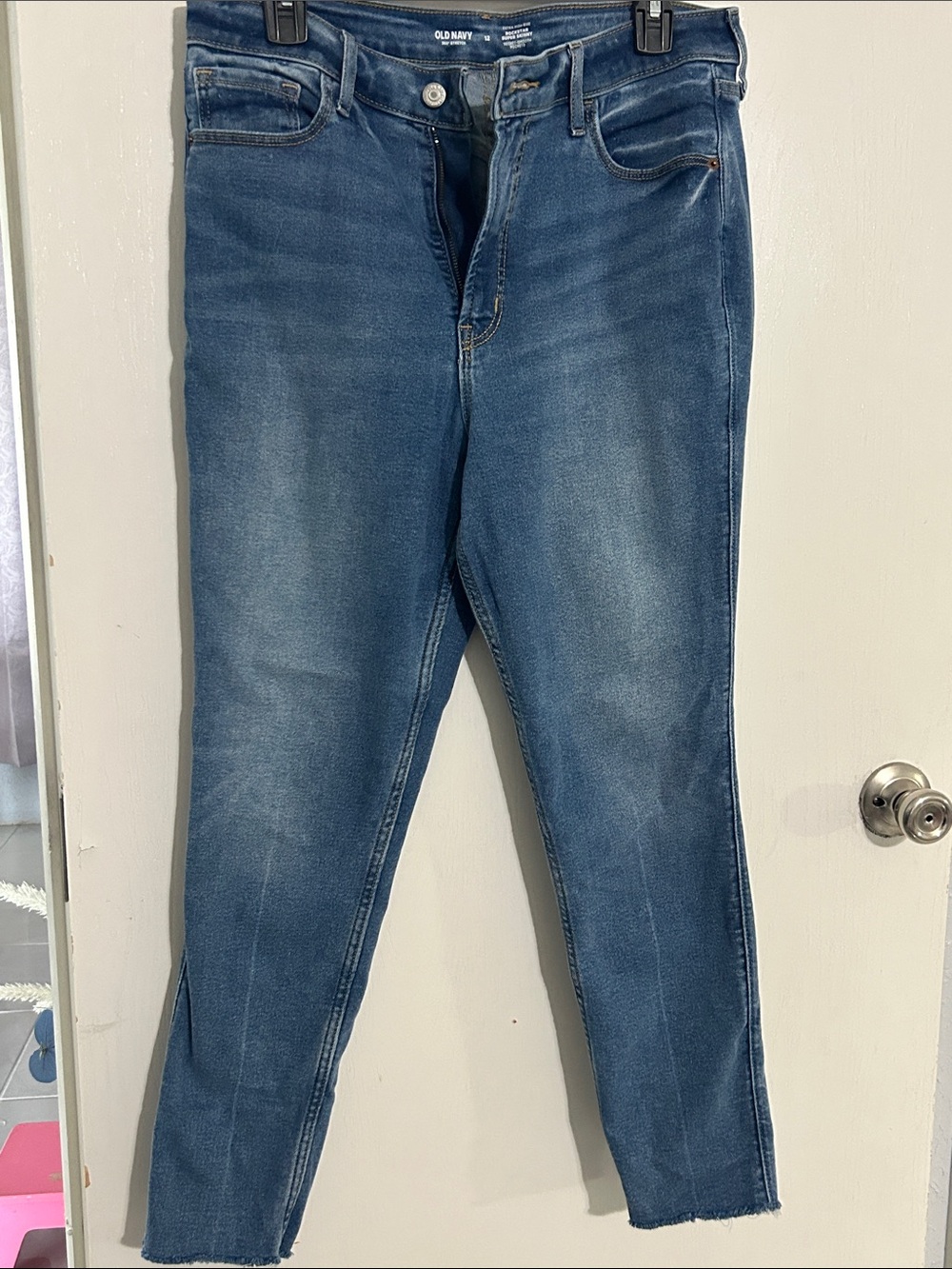 Old Navy Dark Blue Super Skinny Jeans
